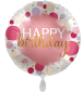 Preview: XL Jumbo Folienballon - Happy Birthday, pink - 71cm